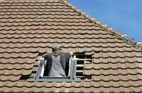 Pose de velux - Monbalen